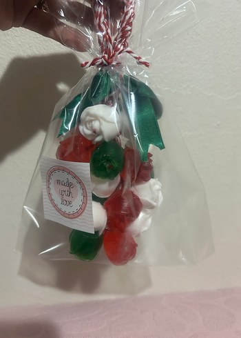 Renkli Çiçek ve Meyve Görünümlü salkım Sabun Seti - Görsel 10