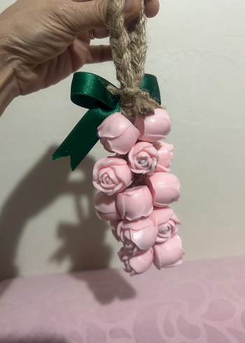 Renkli Çiçek ve Meyve Görünümlü salkım Sabun Seti - Görsel 8