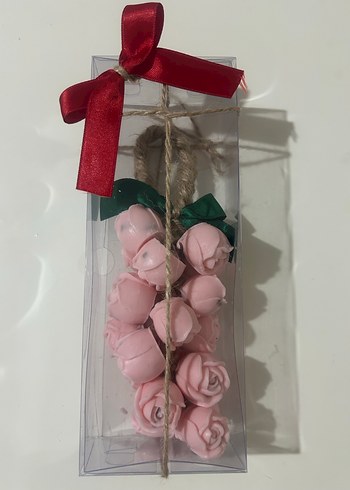 Gül Şeklinde şeffaf kutulu salkım sabunları - Görsel 5