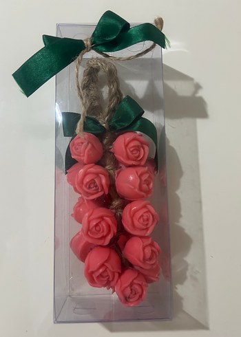 Gül Şekilli Dekoratif Sabun Seti şefaf kutulu - Görsel 2