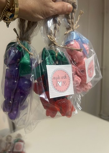 Ayıcık Şekilli Mor Dekoratif Sabun - Görsel 10