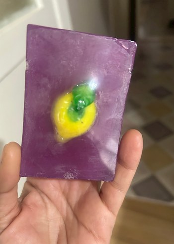 Ayıcık Şekilli Mor Dekoratif Sabun - Görsel 4