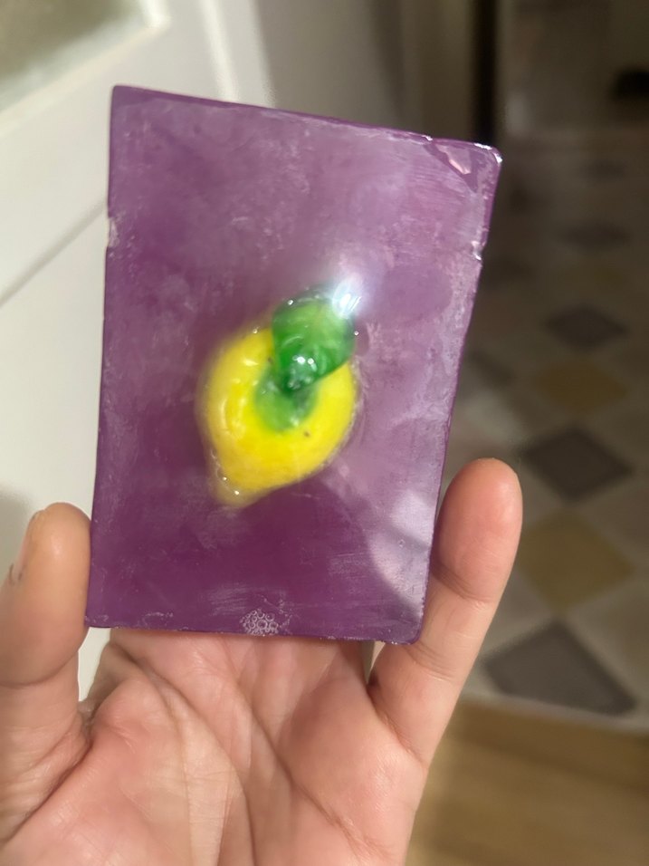 Ayıcık Şekilli Mor Dekoratif Sabun - Görsel 4