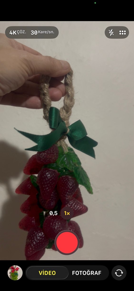 Çilek Şeklinde Asılabilir Sabun - Görsel 5