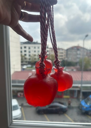 Kırmızı Nar salkım sabunları - Görsel 4