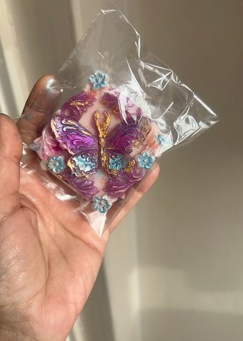 Kelebek Detaylı El Yapımı Sabun - Görsel 5