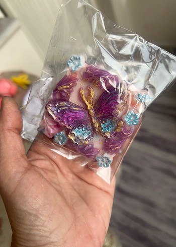 Kelebek Detaylı El Yapımı Sabun - Görsel 4