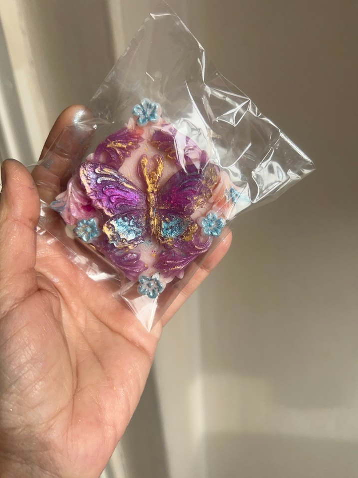 Kelebek Detaylı El Yapımı Sabun - Görsel 5