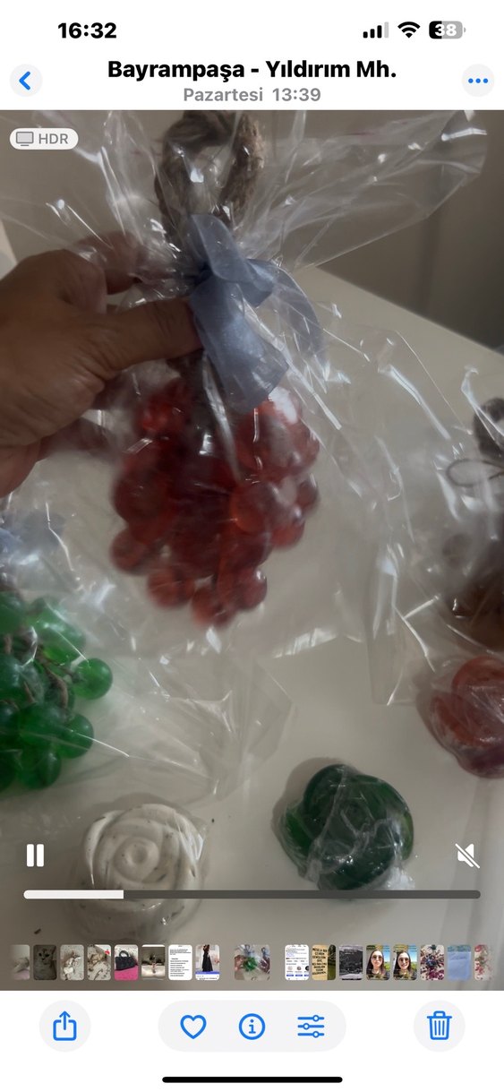 Doğal organik el yapımı salkım musluk sabunları - Görsel 3