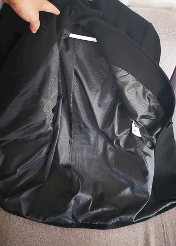 ADL Düğmeli Siyah Kadın Kaban - Görsel 6