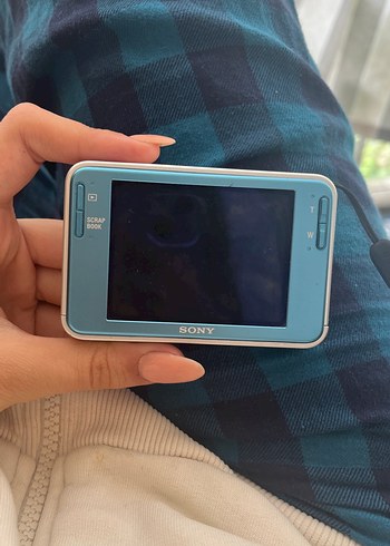Sony Cybershot Mavi Pastel Renk Dijital Kamera