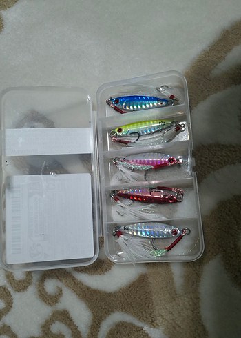 Renkli Balıkçılık Yem Seti 5 Parça..10 gr..jig - Görsel 4