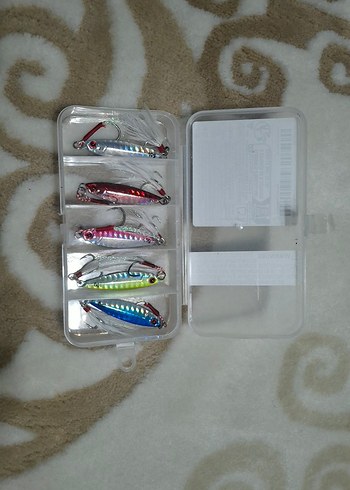 Renkli Balıkçılık Yem Seti 5 Parça..10 gr..jig - Görsel 2