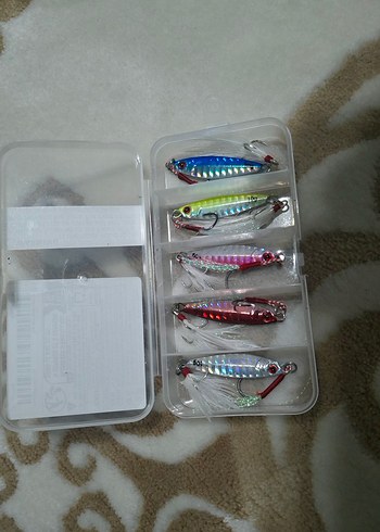 Renkli Balıkçılık Yem Seti 5 Parça..10 gr..jig - Görsel 3