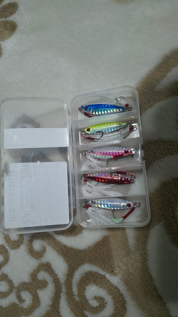 Renkli Balıkçılık Yem Seti 5 Parça..10 gr..jig - Görsel 4