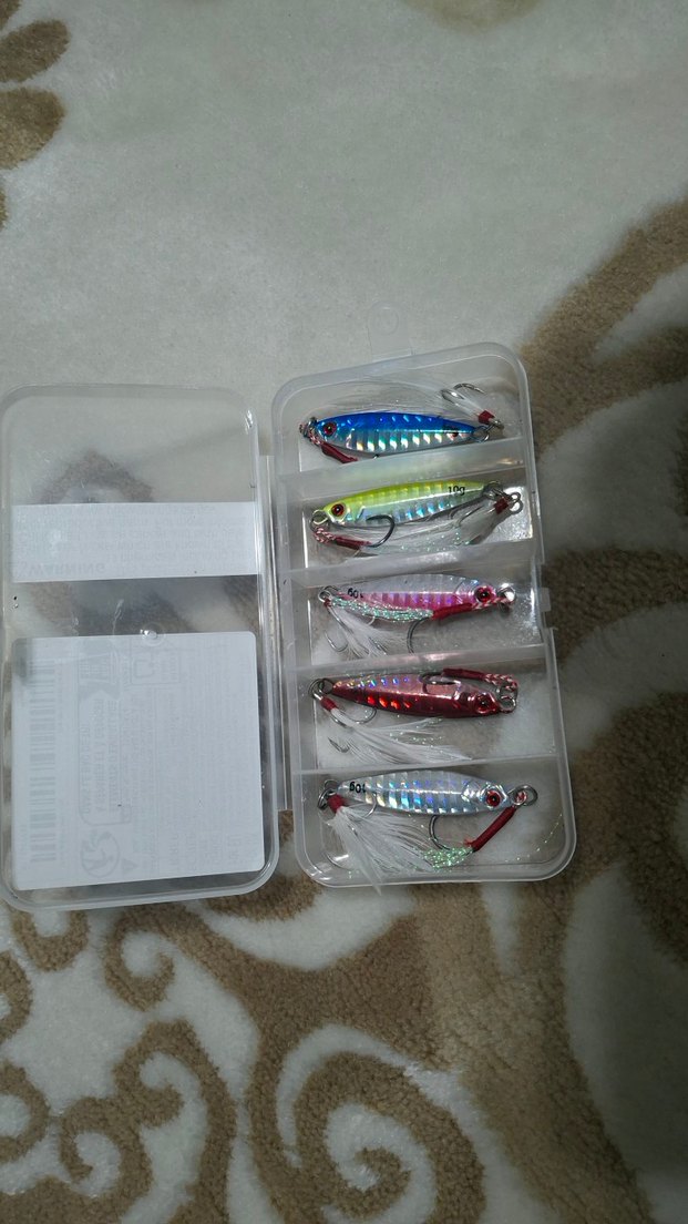 Renkli Balıkçılık Yem Seti 5 Parça..10 gr..jig - Görsel 3