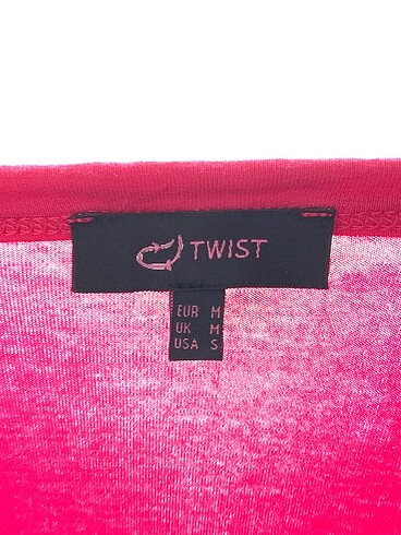 m Beden pembe Renk Twist T-shirt %70 İndirimli.