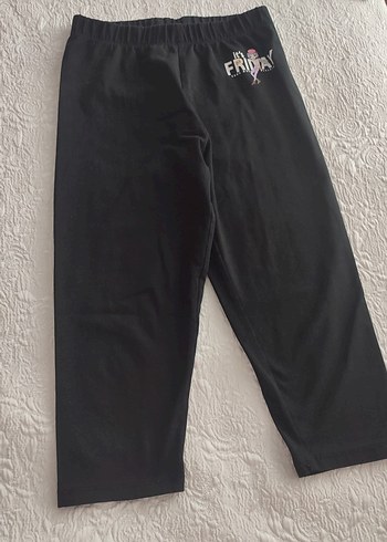 Siyah Kız Çocuk Street Wear Tayt