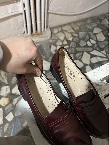 38 Beden bordo Renk Bordo şık babet
