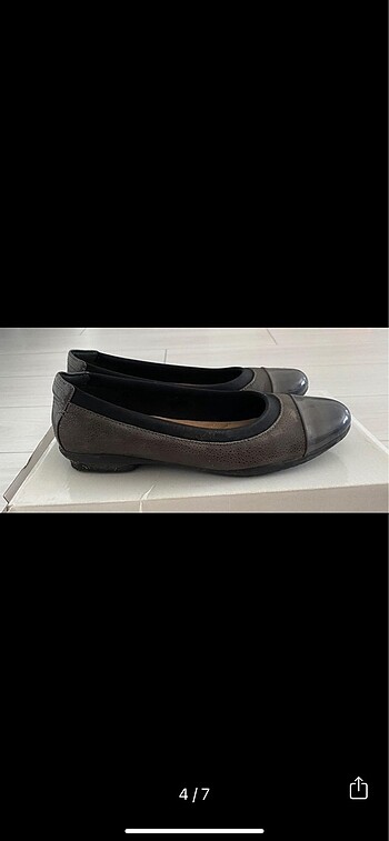 37 Beden gri Renk Clarks babet ayakkabı