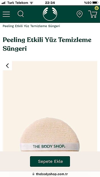  Beden The Body Shop Yüz Temizleme Süngeri