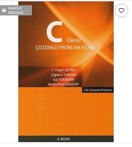 C dersi çözümlü problem kitabı