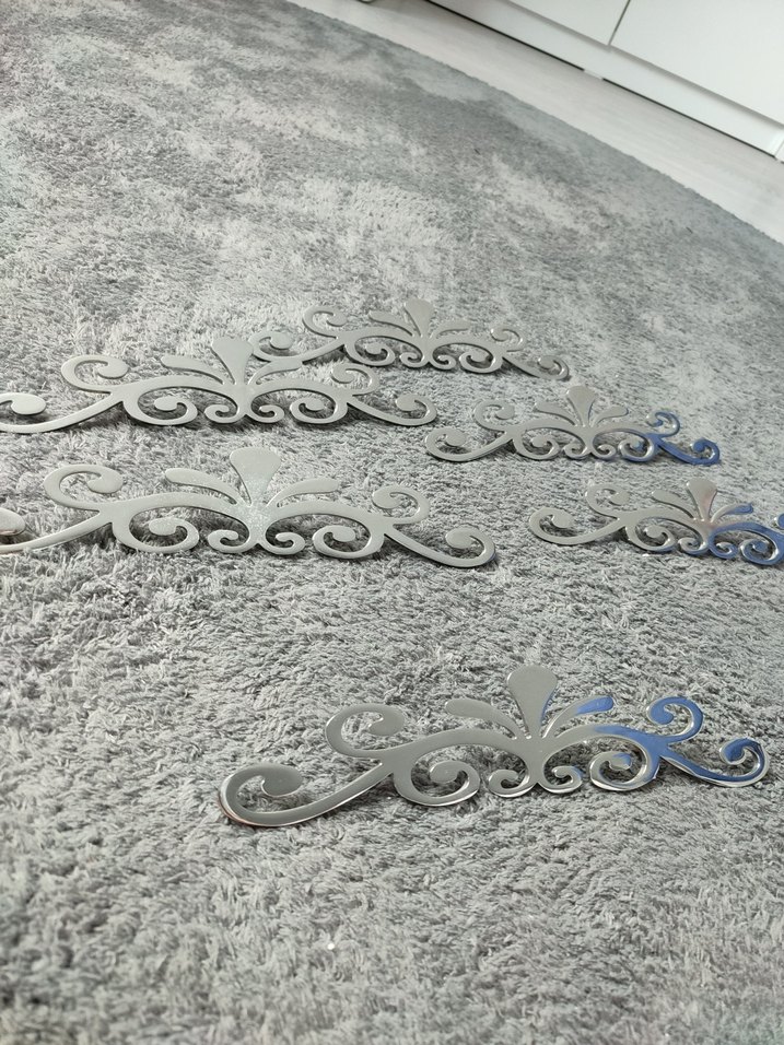 6 adet gümüş renk mobilya kulpu - Görsel 3