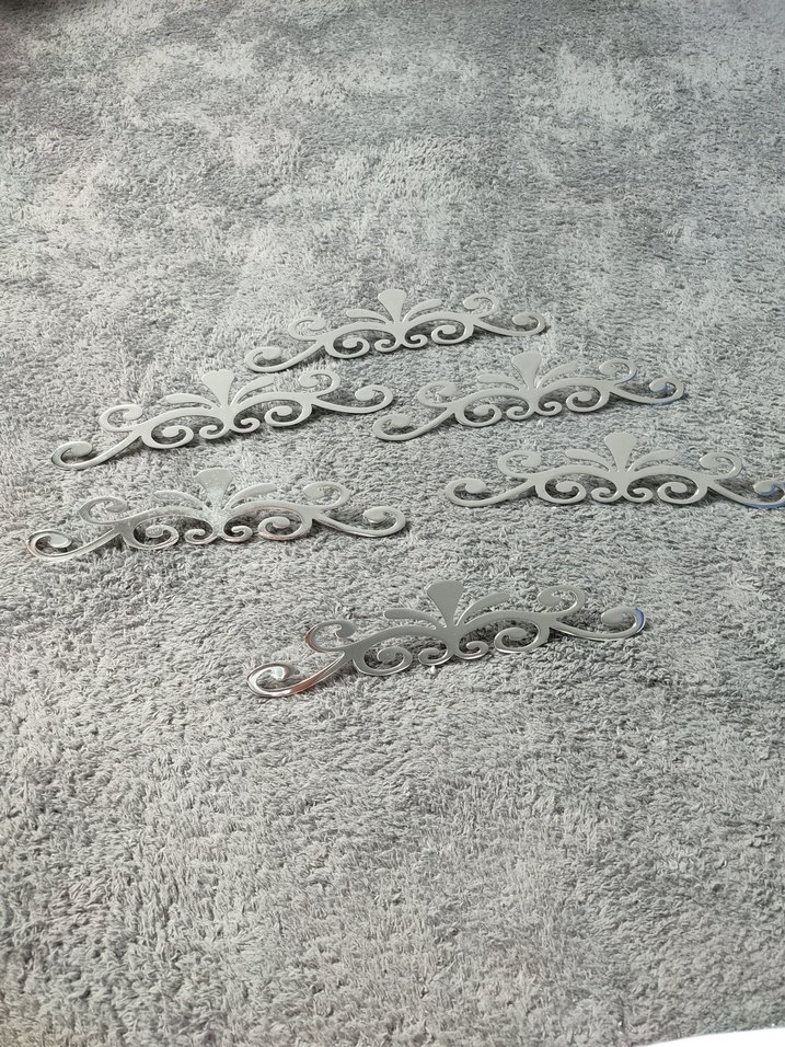 6 adet gümüş renk mobilya kulpu - Görsel 4