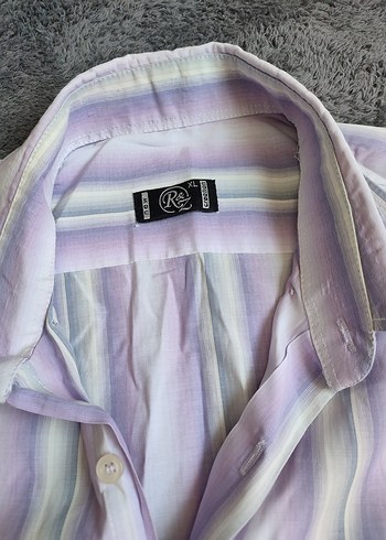 Mor Pastel Kısa Kollu Gömlek - Görsel 3