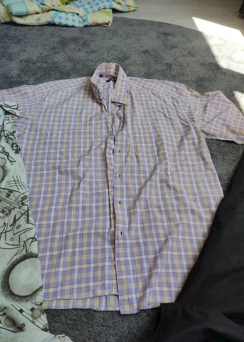 3 adet Pamuklu Kısa Kollu Erkek Gömlek - Görsel 4