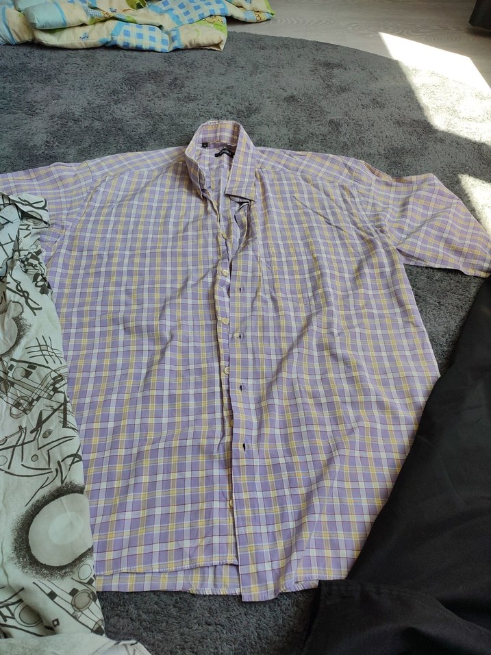 3 adet Pamuklu Kısa Kollu Erkek Gömlek - Görsel 4