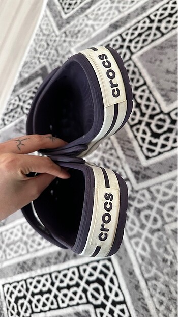 39 Beden mor Renk Orijinal Crocs terlik