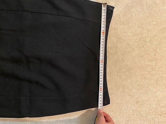 xs Beden siyah Renk Mango uzun dizde kalem etek