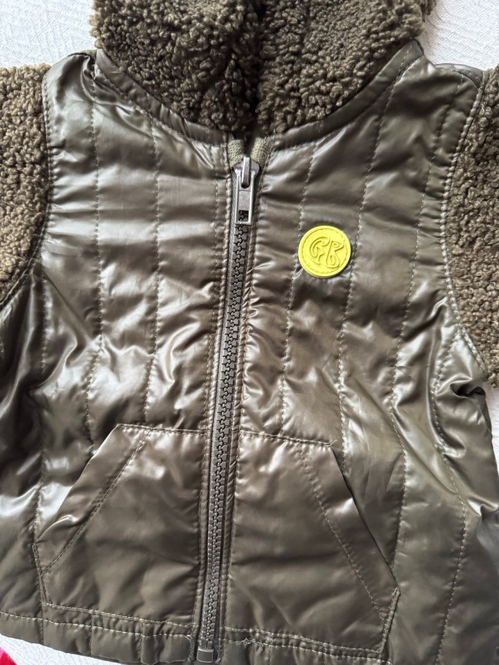 BG Baby Kapüşonlu Kahverengi Erkek Bebek Mont - Görsel 2