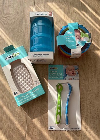 Babyjem Bebek Beslenme Seti 4 Parça - Görsel 2