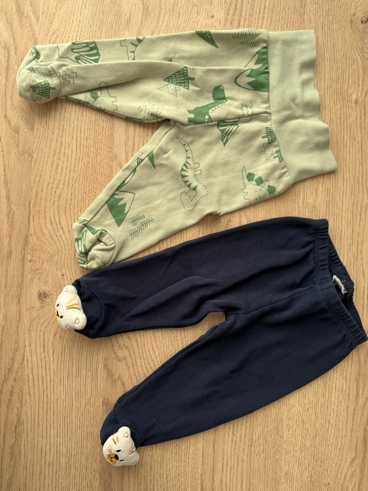 Erkek Çocuk Geniş Kesim Örme Pantolon - Görsel 2