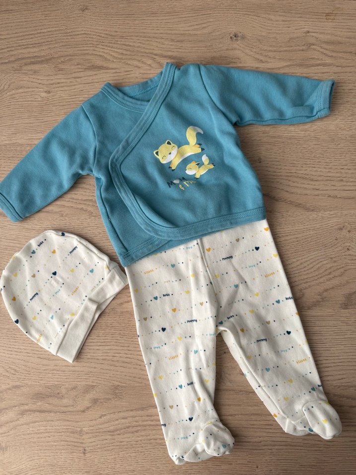 Uzun Kollu Bebek Erkek Takımı 2'li Set - Görsel 4