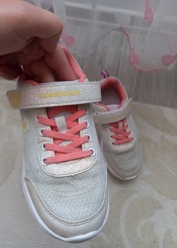 Lumberjack Kız Çocuk Pembe Gri Cırtcırtlı Spor Ayakkabı