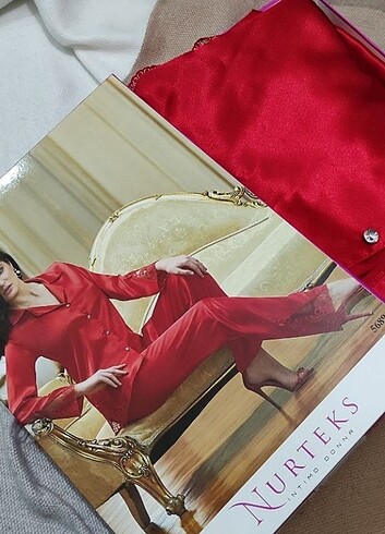 Saten pijama takımı