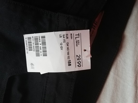 H&M H&M siyah şort 