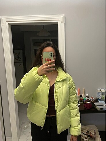 s Beden Sarı fosforlu h&m mont