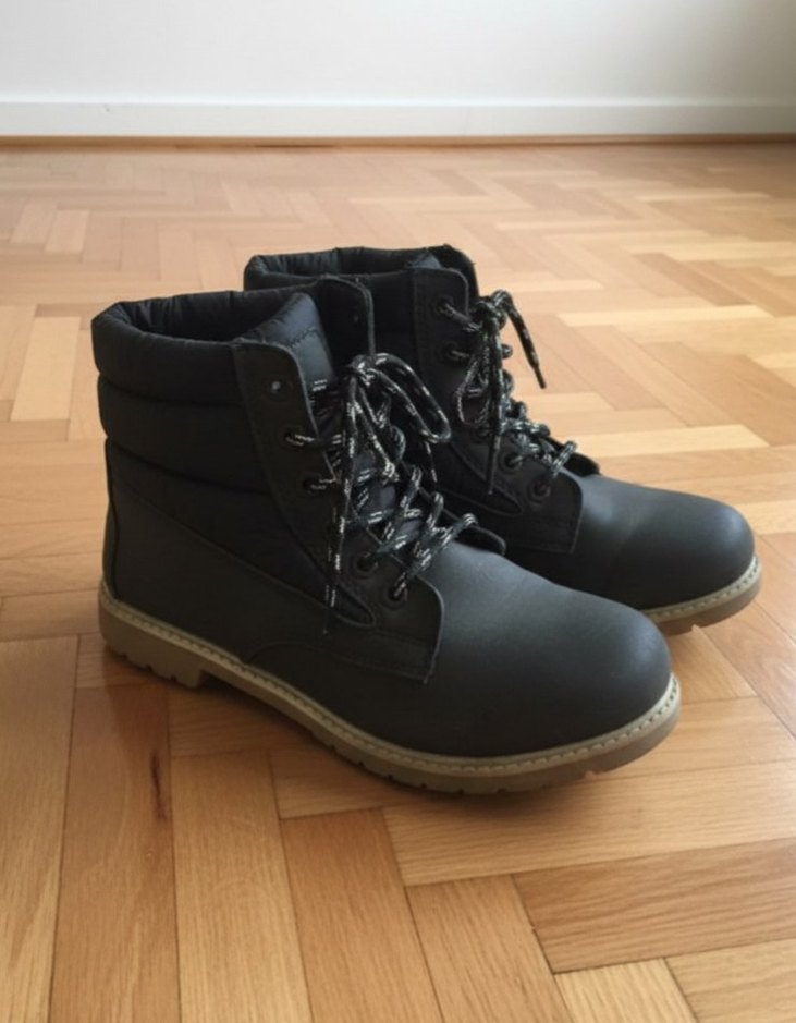 Unisex Siyah Bot 39 Numara - Görsel 2