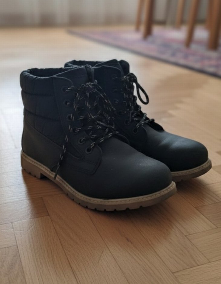 Unisex Siyah Bot 39 Numara - Görsel 3