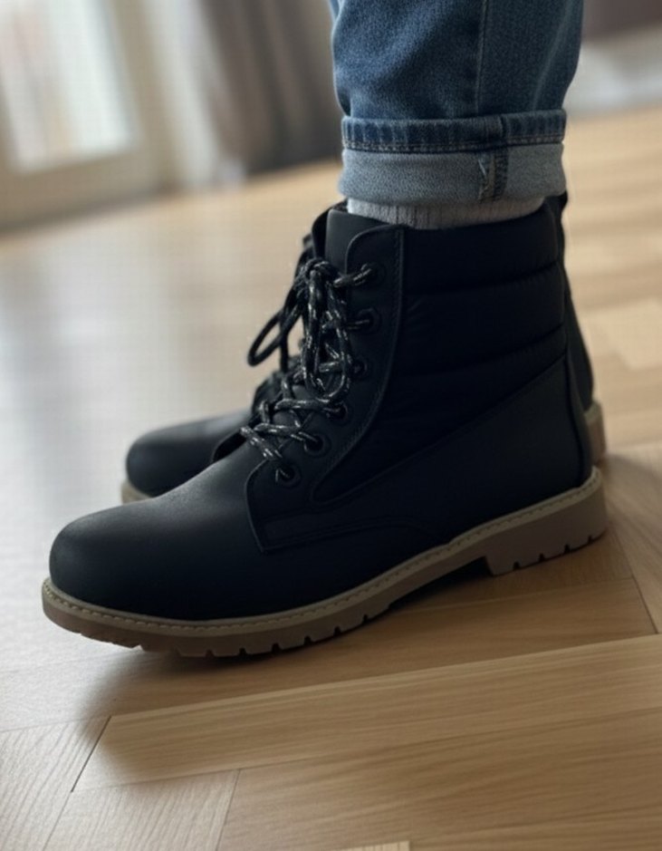 Unisex Siyah Bot 39 Numara - Görsel 4