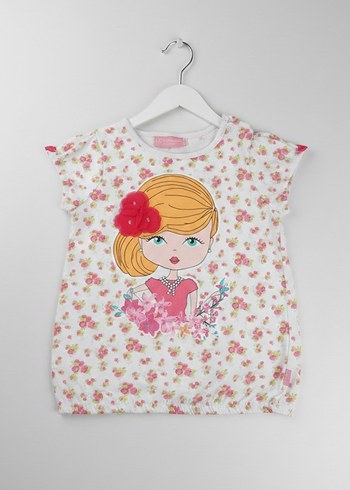 Lcw Pembe Baskılı T-shirt - Görsel 3