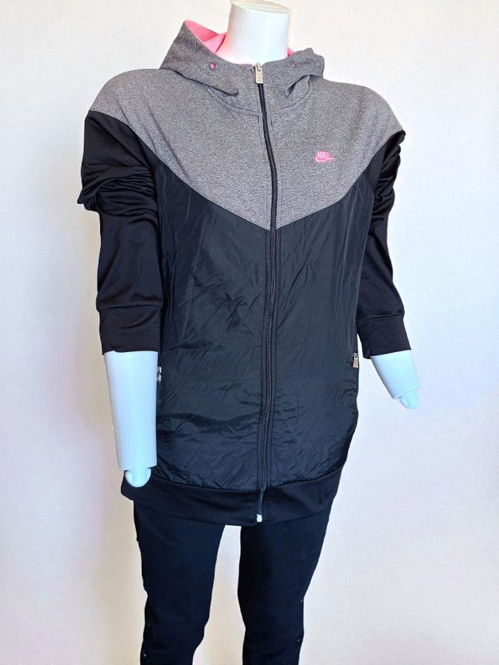 Fermuarlı Kapüşonlu Eşofman Üstü - Görsel 2