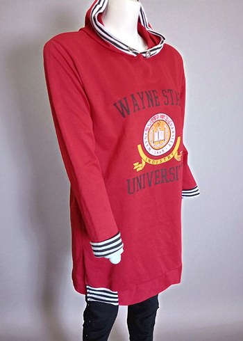 xl Beden Kapüşonlu Midi Boy Sweatshirt