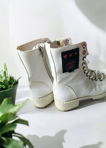 38 Beden Kadın Beyaz Çizme/Bot (Alexander Wang)