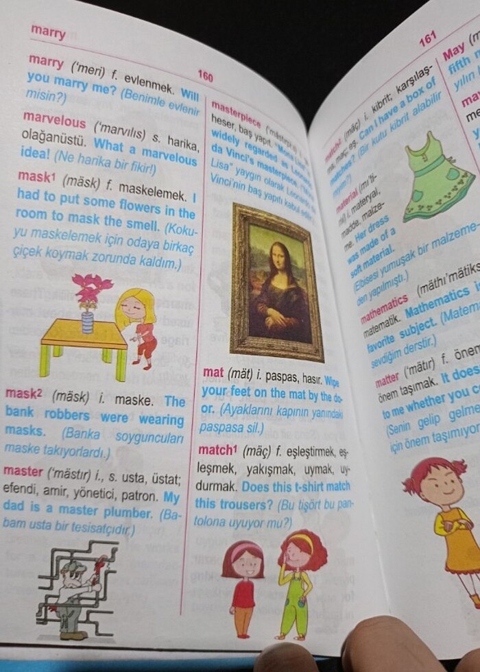 İngilizce - Türkçe çocuk sözlük - Görsel 3