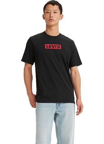 s Beden Levis Unisex Siyah T-shirt